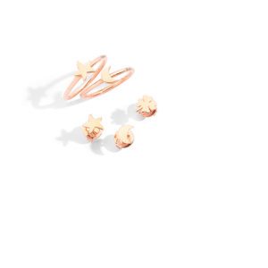 Sortijas y pendientes oro rosa